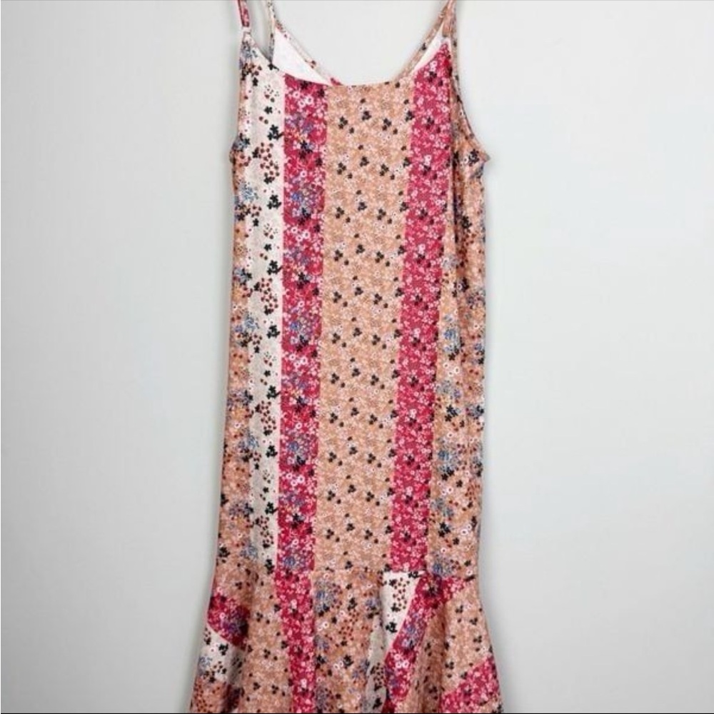 Umgee Strapless Patchwork Dress - image 5